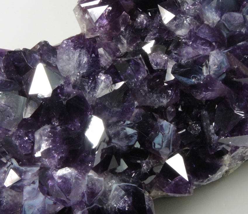 Quartz var. Amethyst from Catalan Agate-Amethyst District, Southern Paran Basalt Basin, Artigas, Uruguay