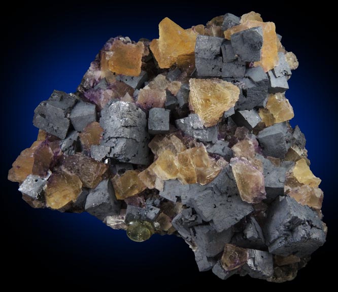 Fluorite and Galena from Minerva #1 Mine, Cave-in-Rock District, Hardin County, Illinois