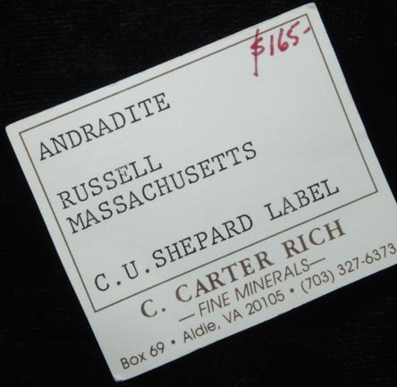 Almandine Garnet from Russell, Hampden County, Massachusetts