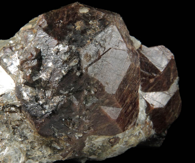 Almandine Garnet from Topsham Feldspar District, Sagadahoc County, Maine