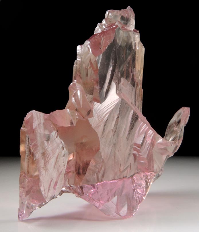 Spodumene var. Kunzite from Lavra do Urucum, Conselheiro Pena, 4 km east of  Galilia, Minas Gerais, Brazil