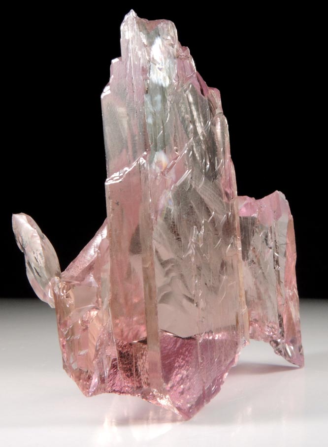 Spodumene var. Kunzite from Lavra do Urucum, Conselheiro Pena, 4 km east of  Galilia, Minas Gerais, Brazil