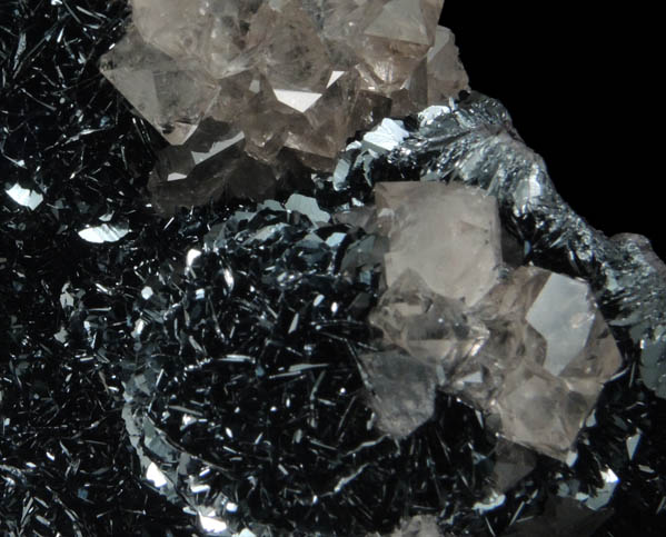 Hematite (specular) with Quartz from Florence Mine, Egremont, Cumbria, England