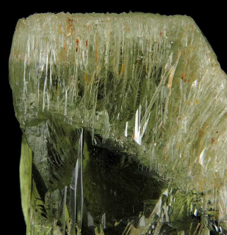 Beryl var. Heliodor (gem-grade crystal) from Volodarsk-Volynskii, Zhitomir Oblast, Ukraine