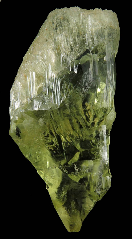 Beryl var. Heliodor (gem-grade crystal) from Volodarsk-Volynskii, Zhitomir Oblast, Ukraine