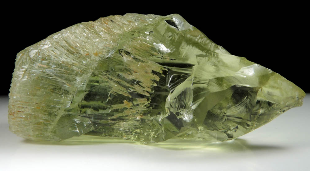 Beryl var. Heliodor (gem-grade crystal) from Volodarsk-Volynskii, Zhitomir Oblast, Ukraine