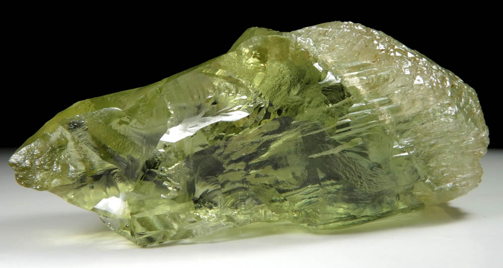 Beryl var. Heliodor (gem-grade crystal) from Volodarsk-Volynskii, Zhitomir Oblast, Ukraine