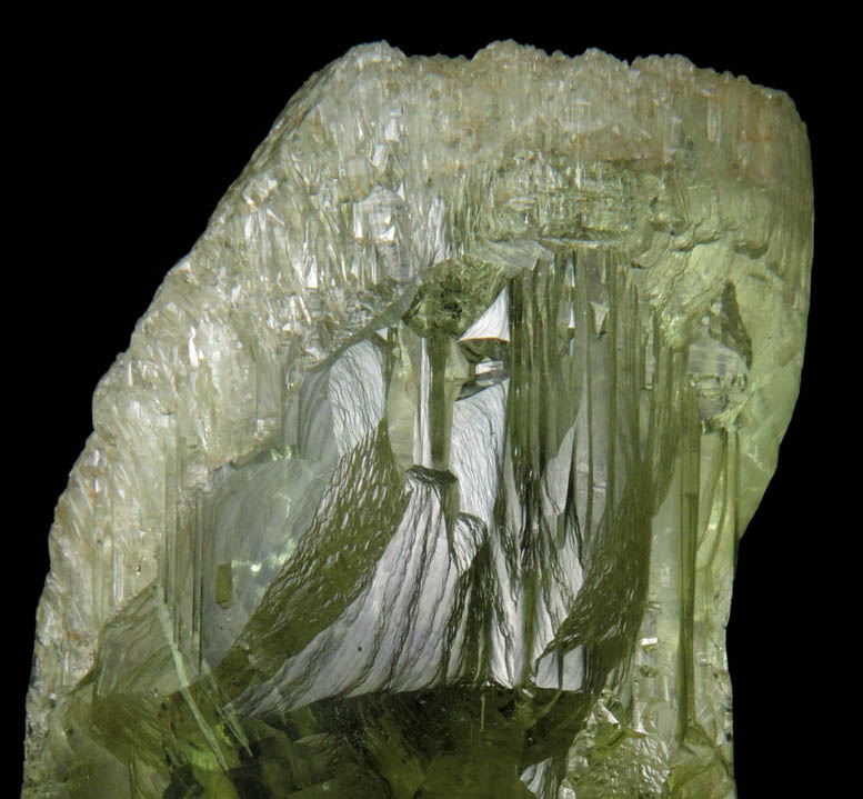 Beryl var. Heliodor (gem-grade crystal) from Volodarsk-Volynskii, Zhitomir Oblast, Ukraine