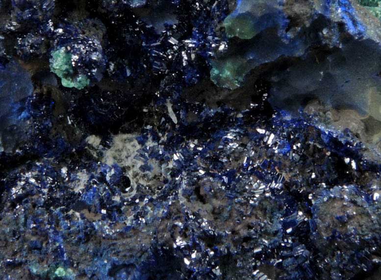 Azurite with Malachite from Silver Hill Mine, Pima County, Arizona