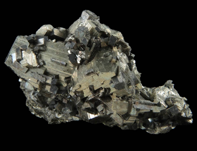 Pyrite with Arsenopyrite from Mina Noche Buena, Mazapil, Zacatecas, Mexico