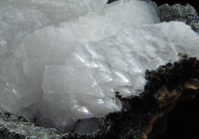 Heulandite on Julgoldite from Jalgaon, Maharashtra, India