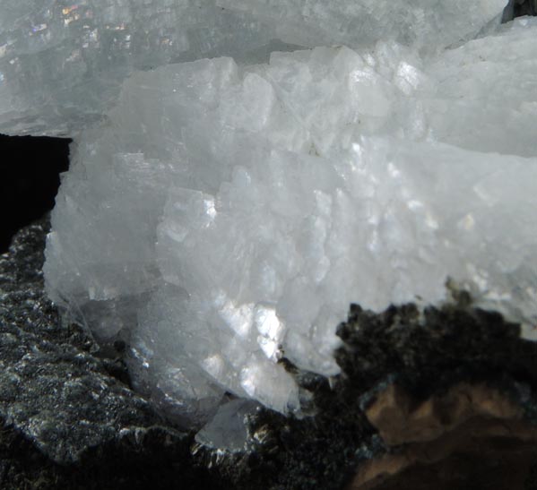 Heulandite on Julgoldite from Jalgaon, Maharashtra, India