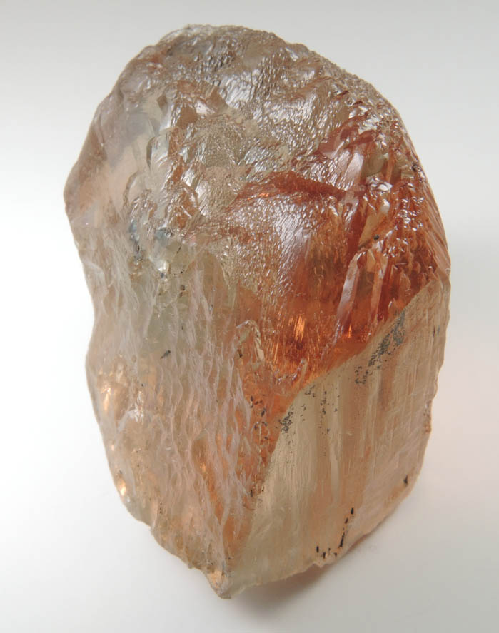 Topaz (bi-colored gem-grade crystal) from Volodarsk-Volynskii, Zhitomir Oblast, Ukraine