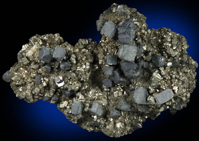 Galena with Pyrite from Eagle Mine, Gilman, Eagle County, Colorado