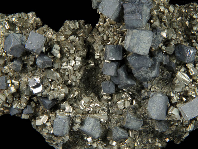 Galena with Pyrite from Eagle Mine, Gilman, Eagle County, Colorado