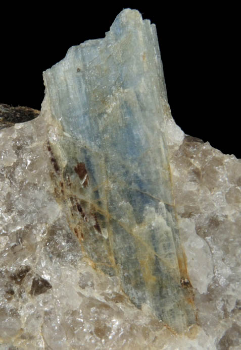 Kyanite in Quartz from Lebanon, York County, Maine