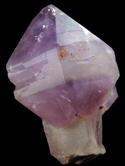 Quartz var. Amethyst (scepter-shaped formation) from Eonyang Mountain, Kyongsang-namdo, South Korea