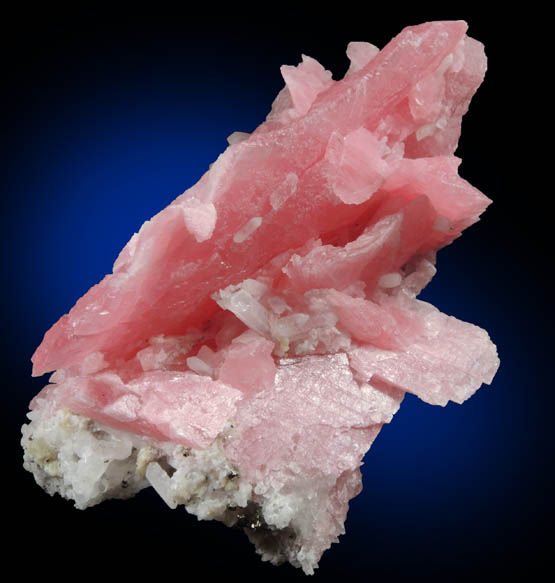 Rhodochrosite with Quartz and Pyrite from Wudong Mine, Liubao, Guangxi Zhuang A.R., China