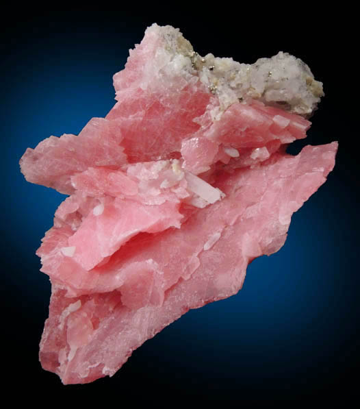 Rhodochrosite with Quartz and Pyrite from Wudong Mine, Liubao, Guangxi Zhuang A.R., China