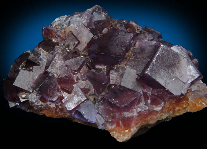 Fluorite over Quartz and Galena from Hansonburg District, 8.5 km south of Bingham, Socorro County, New Mexico