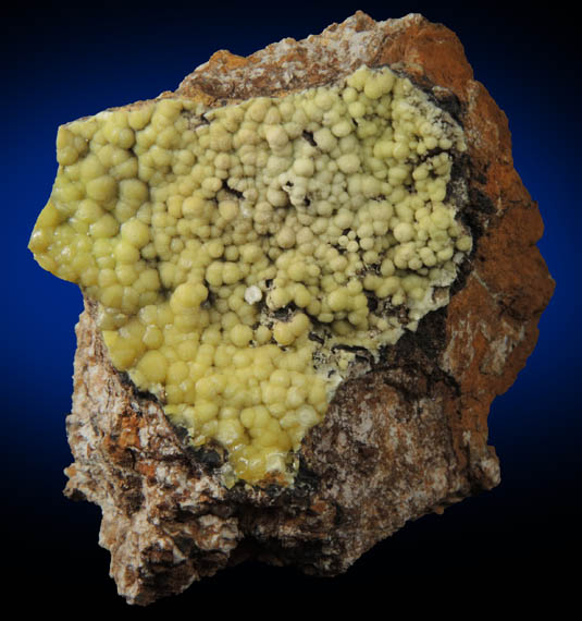 Mimetite-Pyromorphite from Roughton Gill Mine, Caldbeck Fells, Cumbria, England