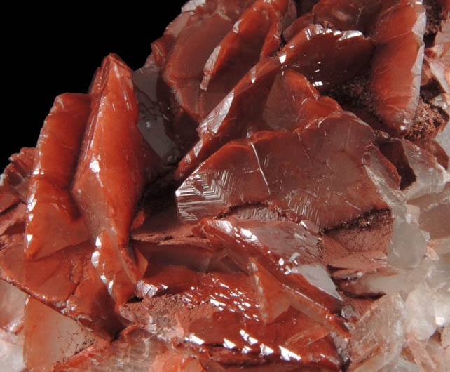 Calcite with Hematite inclusions from Tsumeb Mine, Otavi-Bergland District, Oshikoto, Namibia