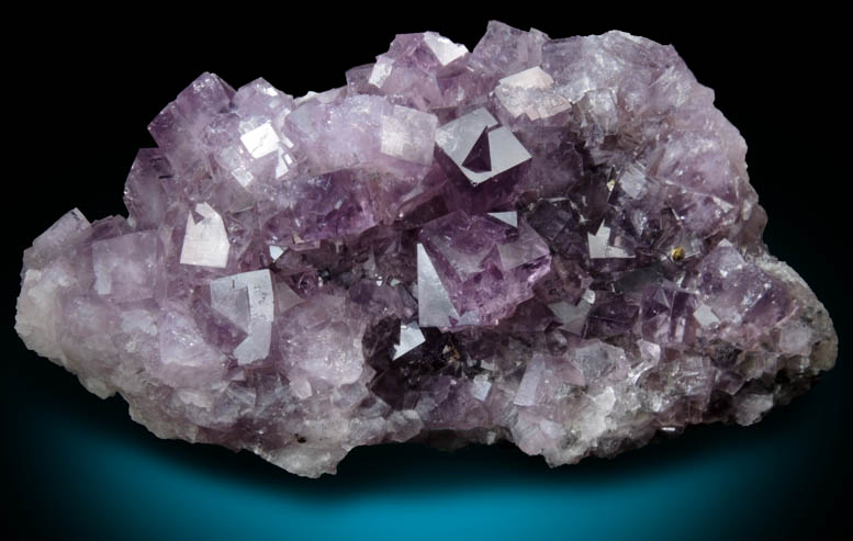 Fluorite (interpenetrant-twinned crystals) from Blackdene Mine, Ireshopeburn, Weardale, County Durham, England