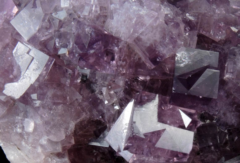 Fluorite (interpenetrant-twinned crystals) from Blackdene Mine, Ireshopeburn, Weardale, County Durham, England