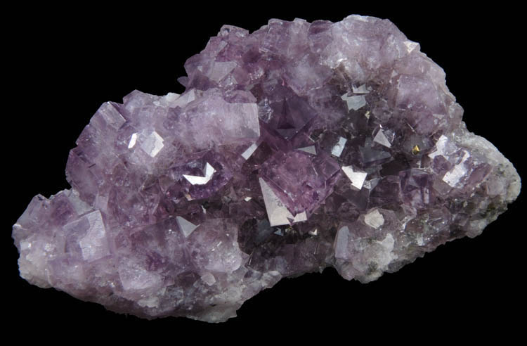 Fluorite (interpenetrant-twinned crystals) from Blackdene Mine, Ireshopeburn, Weardale, County Durham, England