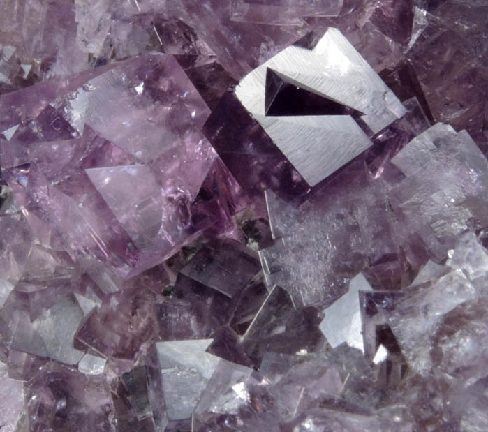 Fluorite (interpenetrant-twinned crystals) from Blackdene Mine, Ireshopeburn, Weardale, County Durham, England