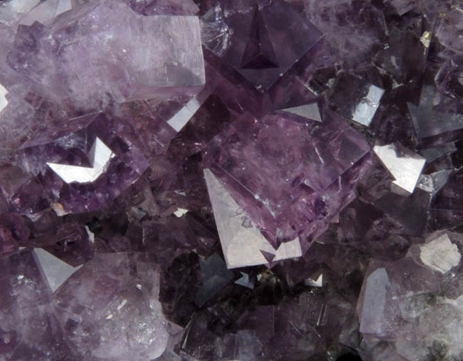 Fluorite (interpenetrant-twinned crystals) from Blackdene Mine, Ireshopeburn, Weardale, County Durham, England