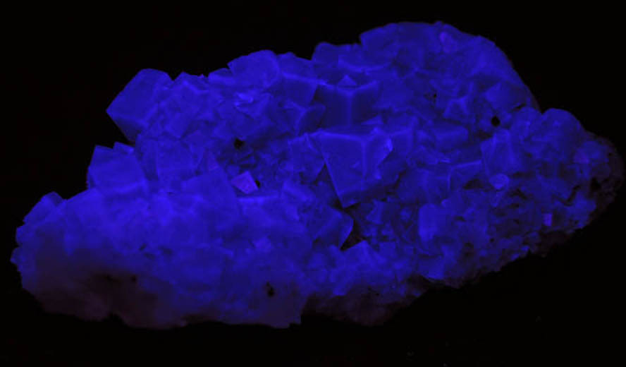 Fluorite (interpenetrant-twinned crystals) from Blackdene Mine, Ireshopeburn, Weardale, County Durham, England