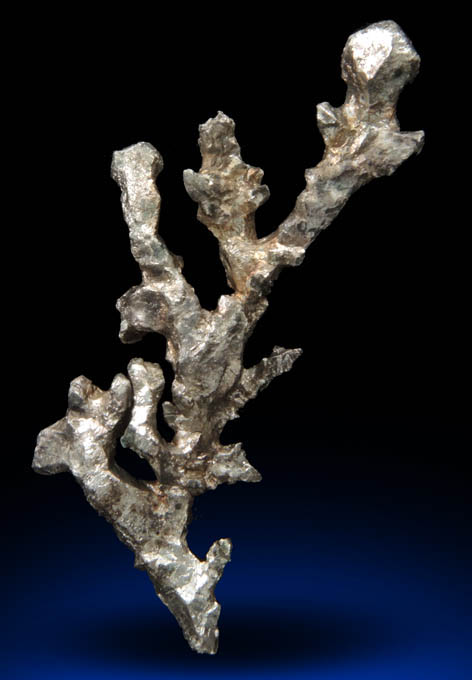 Silver (arborescent crystal formation) from White Pine Mine, Keweenaw Peninsula Copper District, Ontonagon County, Michigan