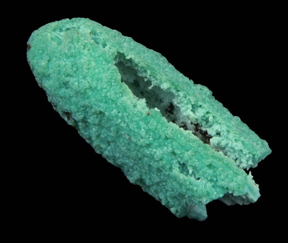 Chrysocolla pseudomorph after Gypsum or Azurite from Ray Mine, Silica Pit, Mineral Creek District, Pinal County, Arizona
