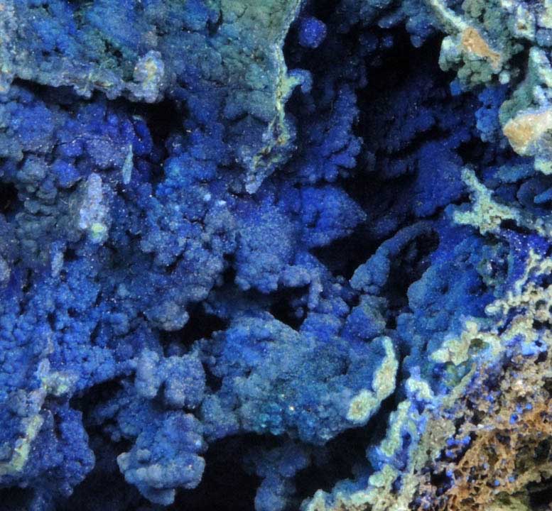 Azurite with Malachite from Ray Mine, Mineral Creek District, Pinal County, Arizona