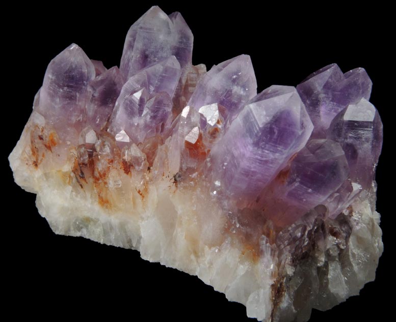 Quartz var. Amethyst from Tehuilotepec, 33 km WNW of Taxco, Mexico