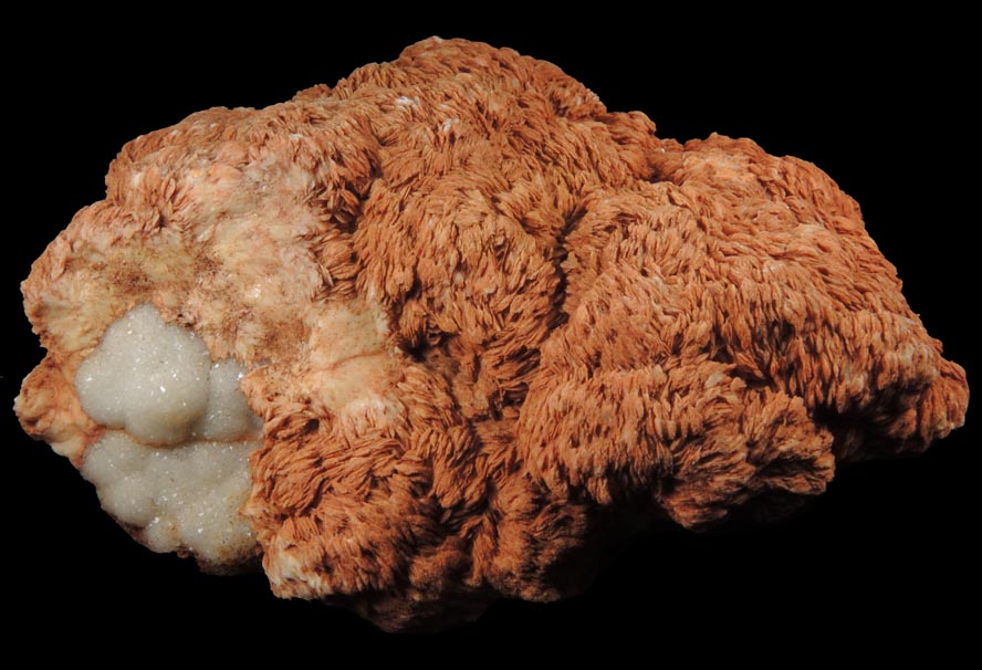 Barite over Quartz from Old Mines area, Washington County, Missouri