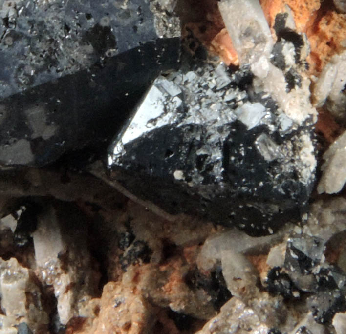 Brookite on Quartz from Magnet Cove, Hot Spring County, Arkansas