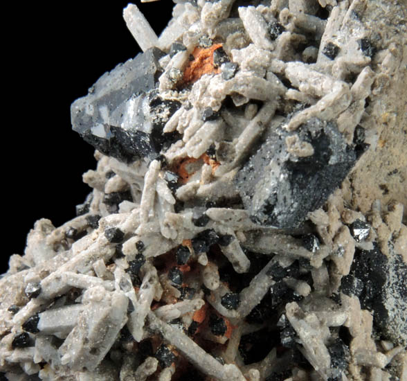 Brookite on Quartz from Magnet Cove, Hot Spring County, Arkansas