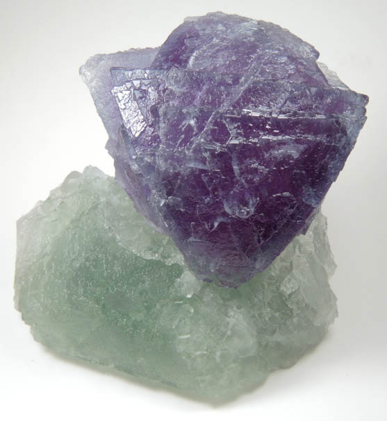 Fluorite on Fluorite from De'an Mine, Wushan, Jiangxi Province, China