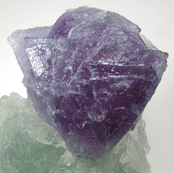 Fluorite on Fluorite from De'an Mine, Wushan, Jiangxi Province, China