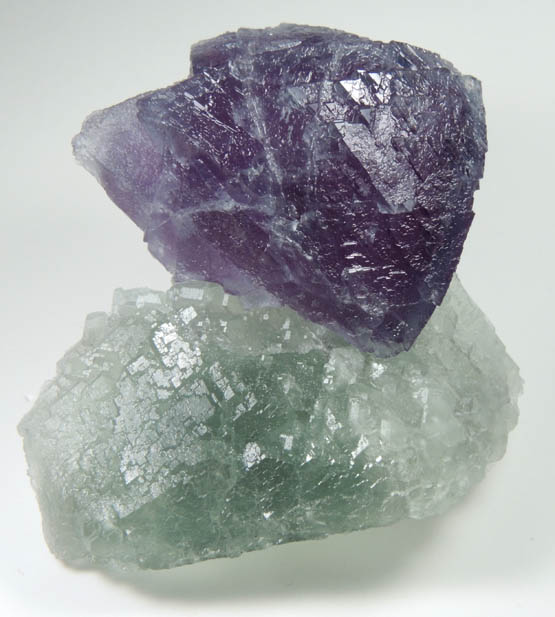 Fluorite on Fluorite from De'an Mine, Wushan, Jiangxi Province, China