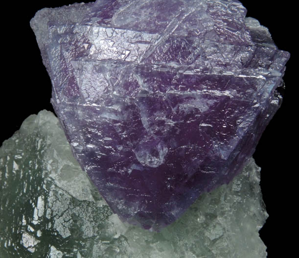 Fluorite on Fluorite from De'an Mine, Wushan, Jiangxi Province, China