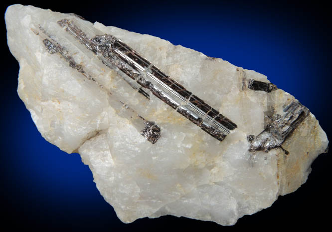 Rutile in Quartz from (Nick's Creek), Moore County, North Carolina