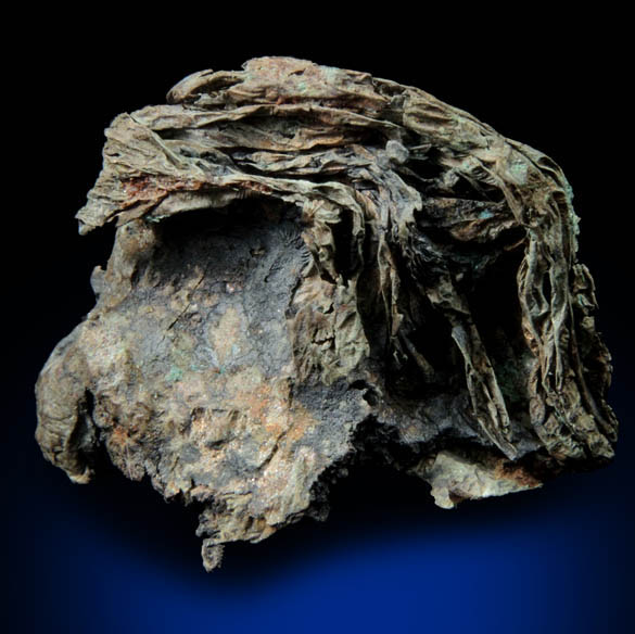 Copper (crystallized) from Mill River, Williamsburg, Hampshire County, Massachusetts