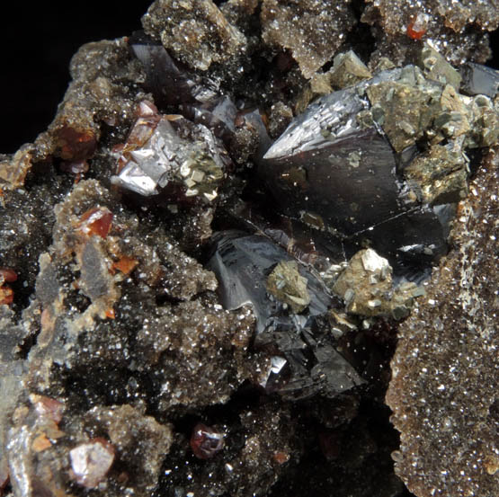 Sphalerite with Chalcopyrite from Tri-State Lead-Zinc Mining District, near Joplin, Jasper County, Missouri