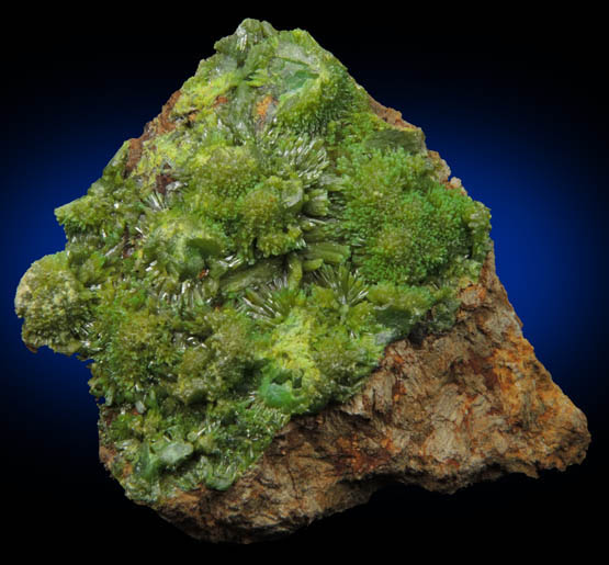 Pyromorphite from Wheatley Mine, Phoenixville, Chester County, Pennsylvania