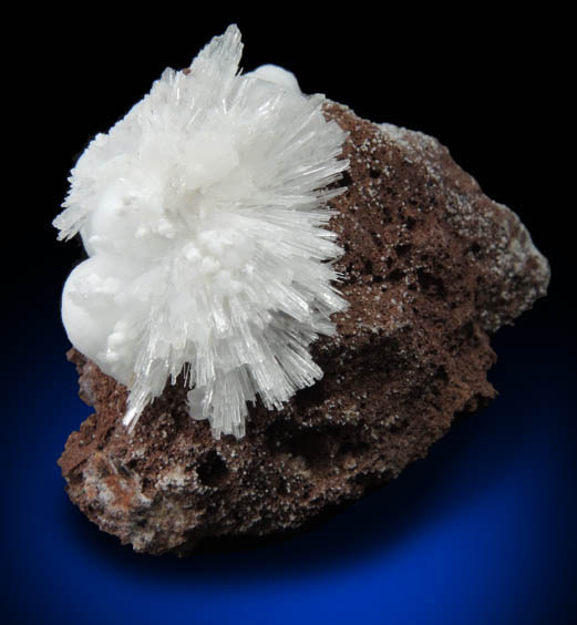 Aragonite var. Winnieite on Calcite from Ash Fork, Yavapai County, Arizona