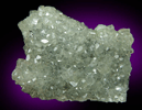 Datolite over Prehnite pseudomorph after Anhydrite from New Street Quarry, Paterson, Passaic County, New Jersey