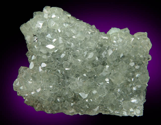 Datolite over Prehnite pseudomorph after Anhydrite from New Street Quarry, Paterson, Passaic County, New Jersey